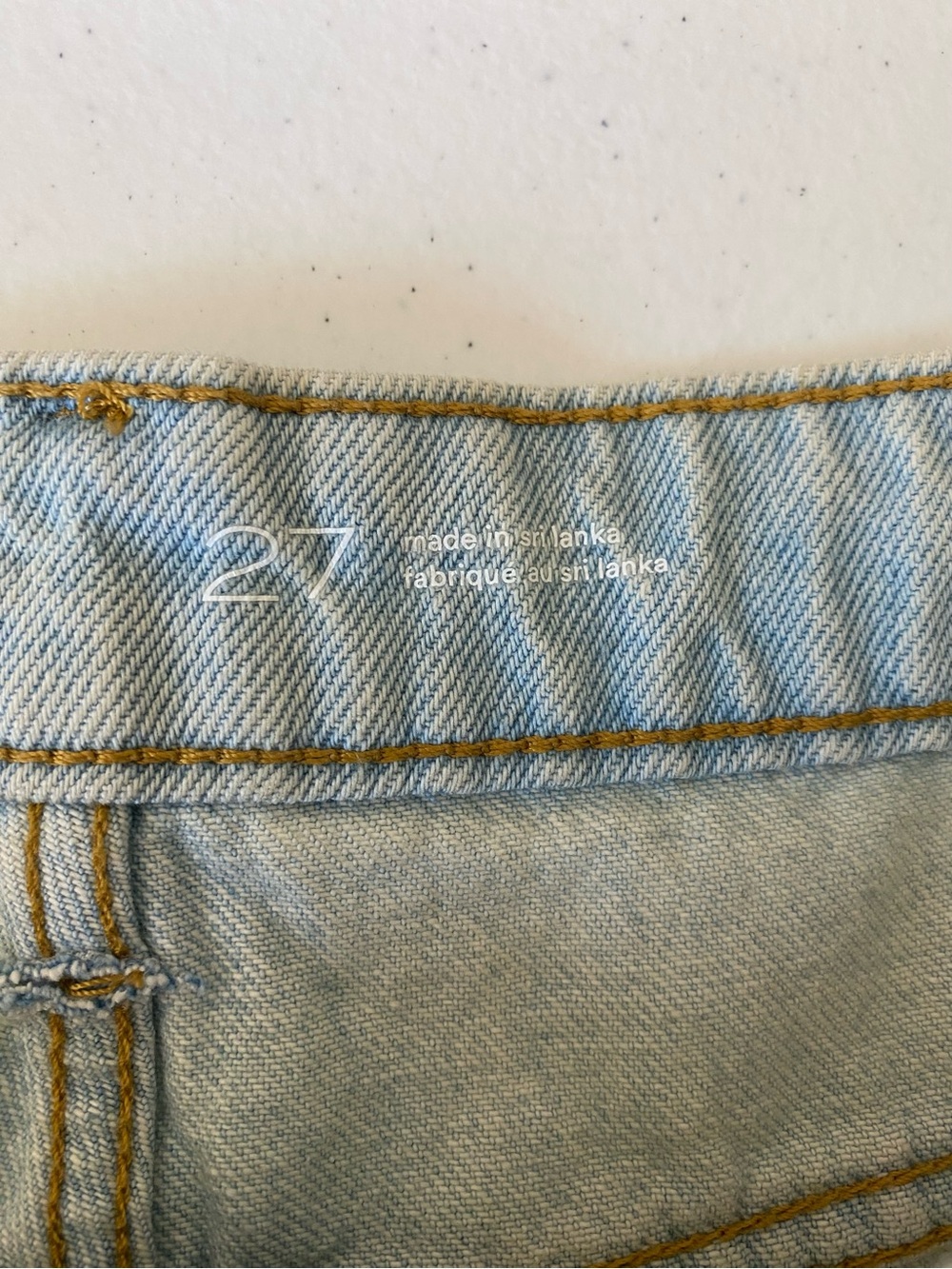 Pilcro Classic Denim Bermuda Denim Shorts with Drawstring Size 27 - Picture 11 of 16